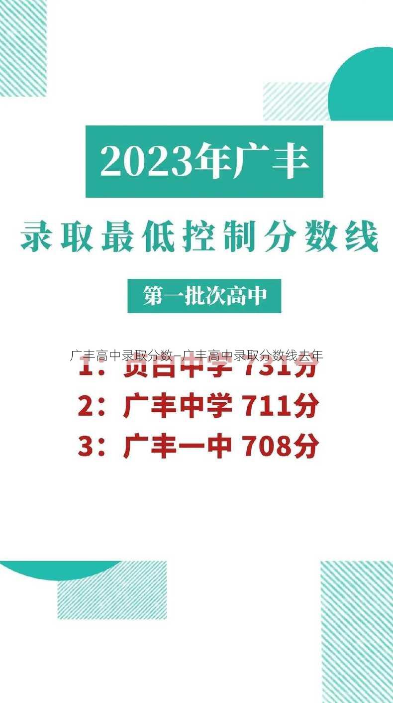 广丰高中录取分数—广丰高中录取分数线去年