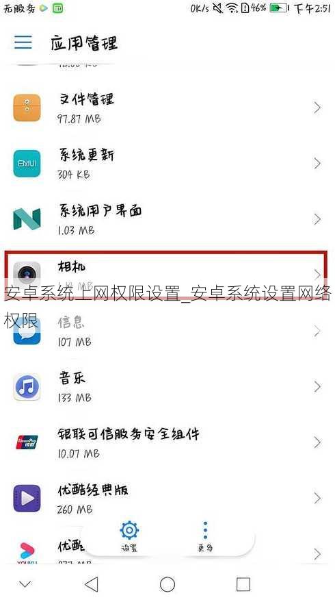 安卓系统上网权限设置_安卓系统设置网络权限