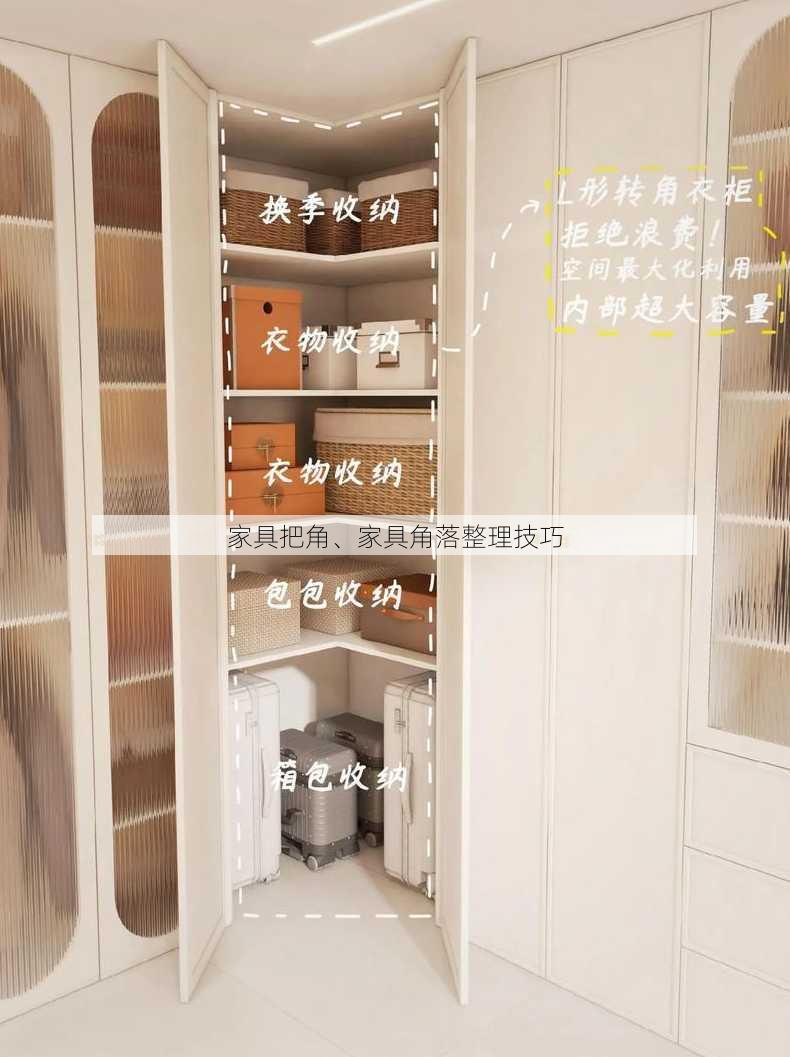 家具把角、家具角落整理技巧