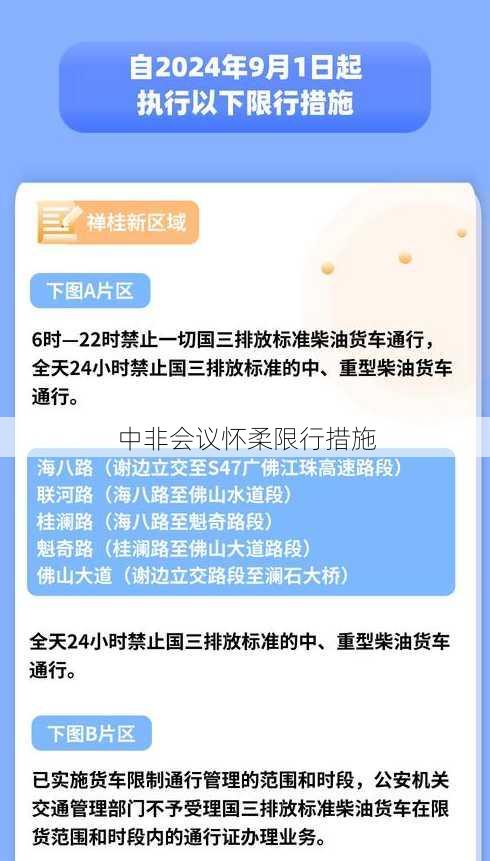 中非会议怀柔限行措施