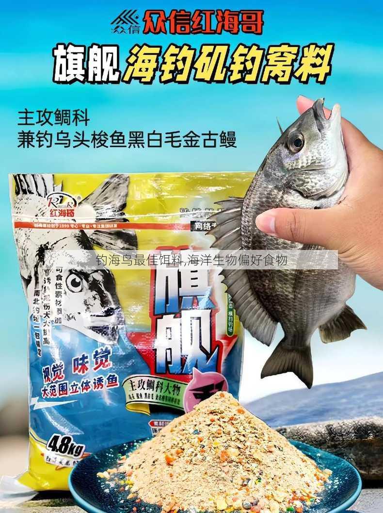 钓海鸟最佳饵料,海洋生物偏好食物