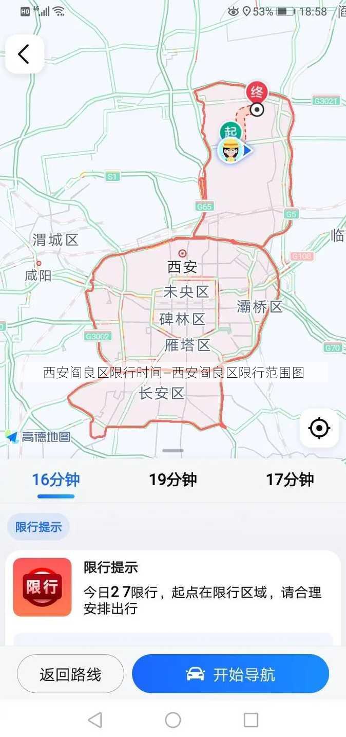 西安阎良区限行时间—西安阎良区限行范围图