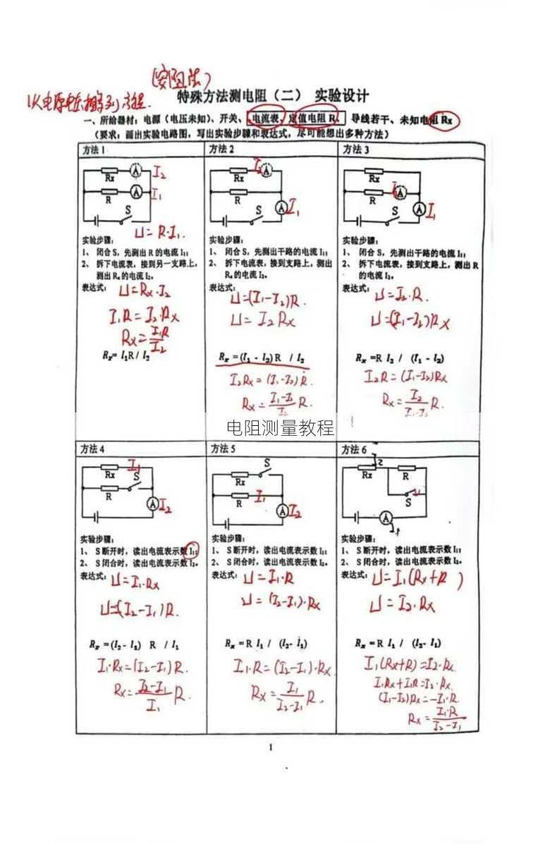 电阻测量教程