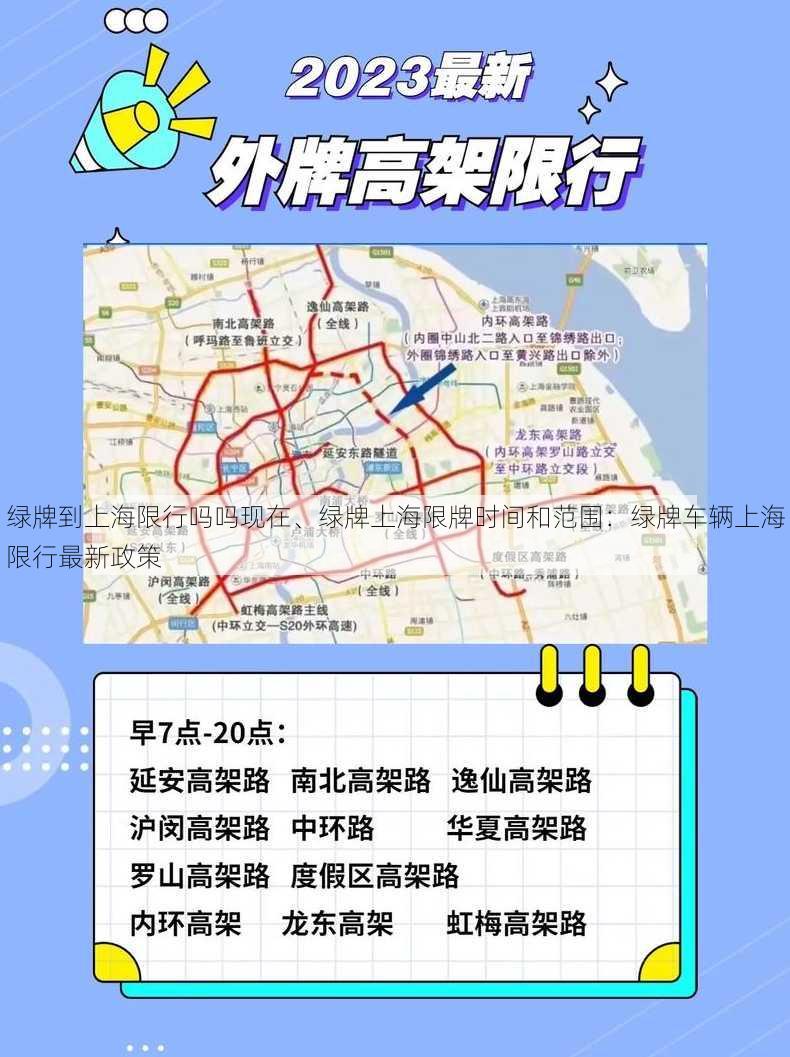 绿牌到上海限行吗吗现在、绿牌上海限牌时间和范围：绿牌车辆上海限行最新政策