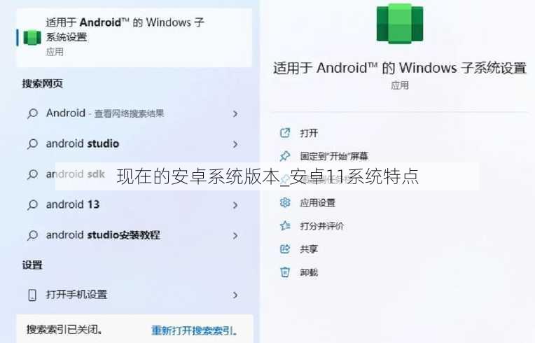 现在的安卓系统版本_安卓11系统特点