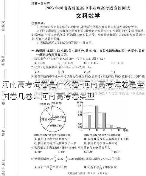 河南高考试卷是什么卷-河南高考试卷是全国卷几卷：河南高考卷类型