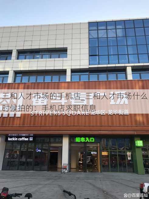 三和人才市场的手机店_三和人才市场什么时候拍的：手机店求职信息