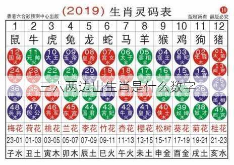 三六两边出生肖是什么数字