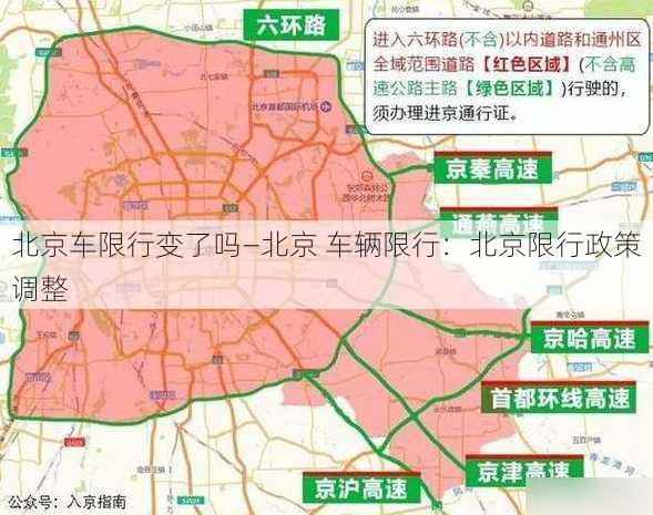 北京车限行变了吗—北京 车辆限行：北京限行政策调整