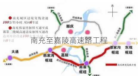 南充至嘉陵高速路工程