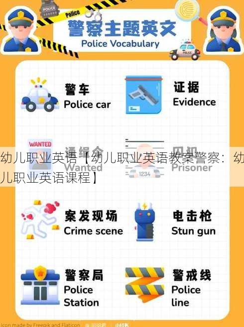 幼儿职业英语【幼儿职业英语教案警察：幼儿职业英语课程】