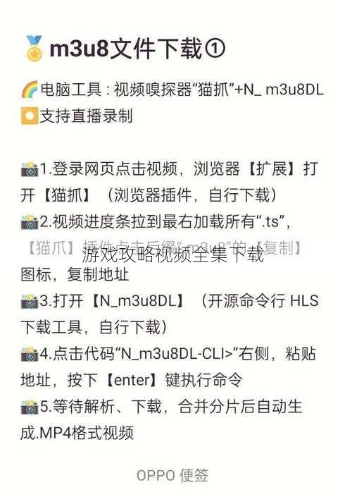 游戏攻略视频全集下载
