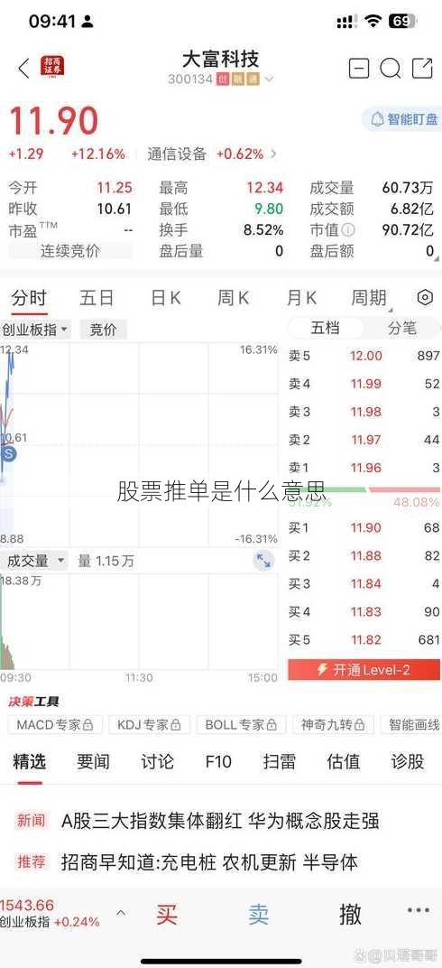 股票推单是什么意思